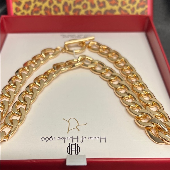 House of Harlow 1960 | Chain Necklace w/ Toggle Clasp ✨ - Picture 7 of 9